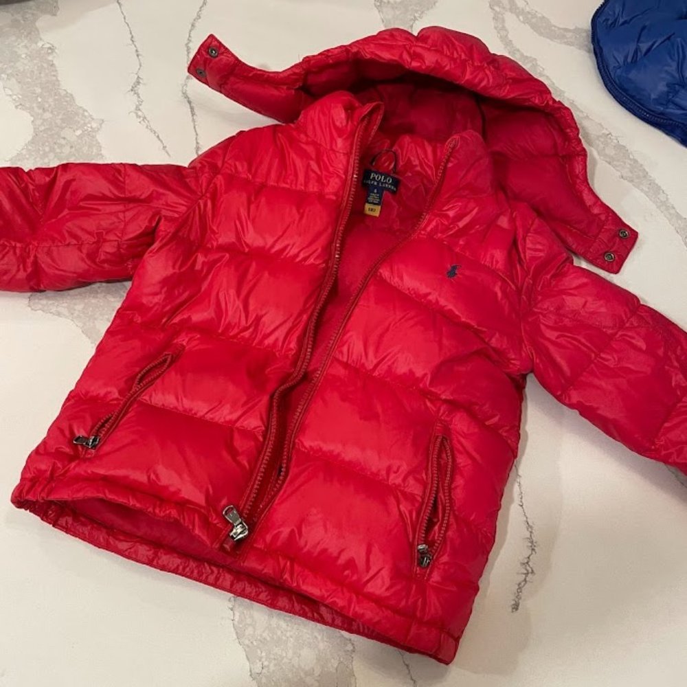 Polo Ralph Lauren Boys Glossy Puffer Jacket